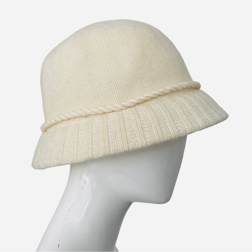 August Hat Company Knitty City Cloche Hat Ivory